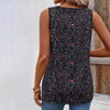 Tank Top W Stylu Vintage Z Kwiatowym Nadrukiem