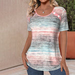 T-Shirt W Paski Vintage