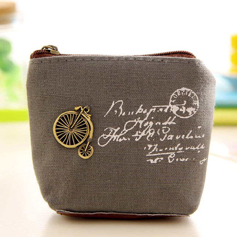 Vintage Canvas Coin Torebka
