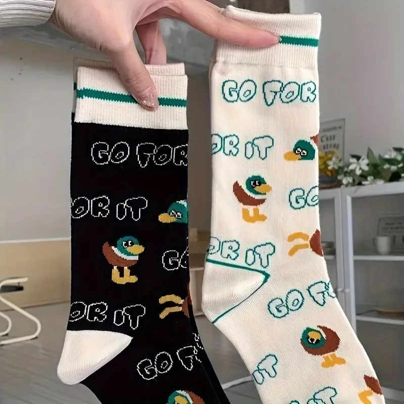 Skarpetki Casual Z Nadrukiem Cartoon