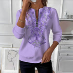 Vintage Swobodna Bluza