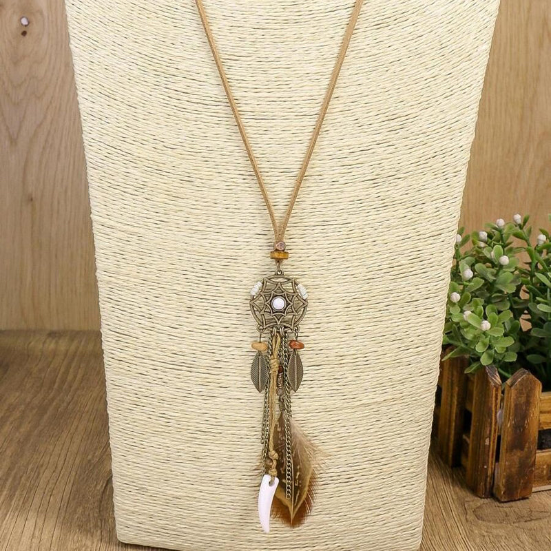 Vintage Bohemian Wisiorek
