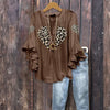 Bluzka W Stylu Vintage Z Nadrukiem W Serca
