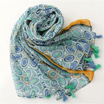 Szalik W Stylu Vintage Bohemian