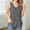 Casualowy Jednolity Kolor Tank Top