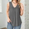 Casualowy Jednolity Kolor Tank Top