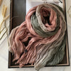 Szal Vintage W Stylu Color Block