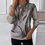 【Długie Rękaw】 Swobodna Bluza W Stylu Vintage