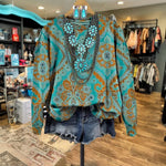 Vintage Swobodna Bluza