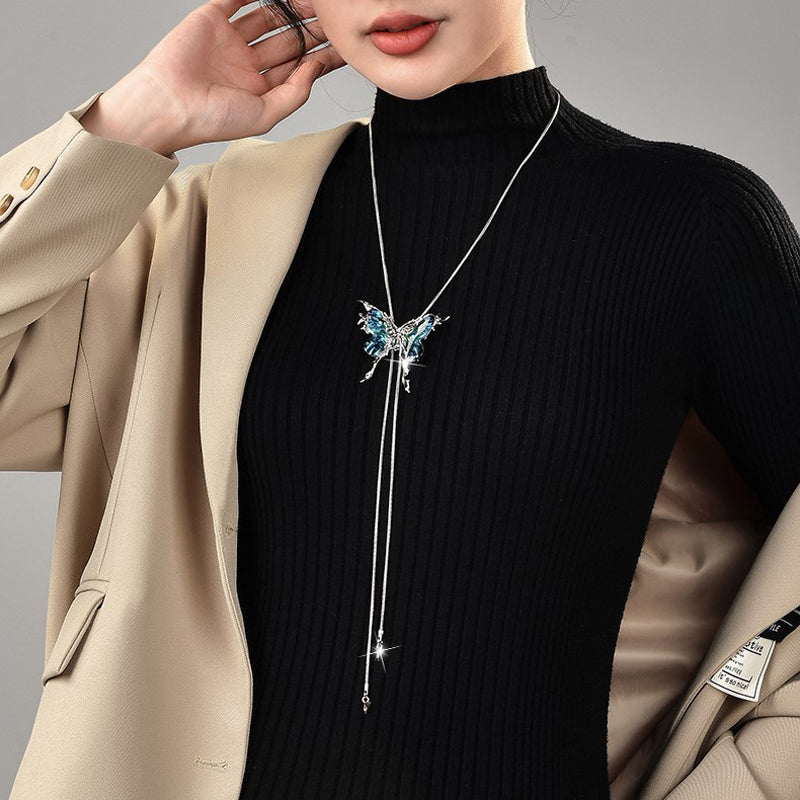 Naszyjnik Z Motylem W Stylu Vintage