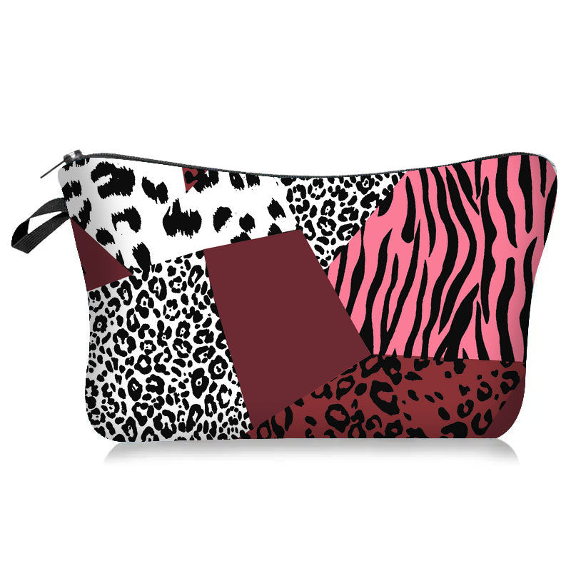 Stylowa Portmonetka Na Monety W Leopardzim Wzorze Vintage