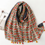 Szalik W Stylu Vintage Bohemian