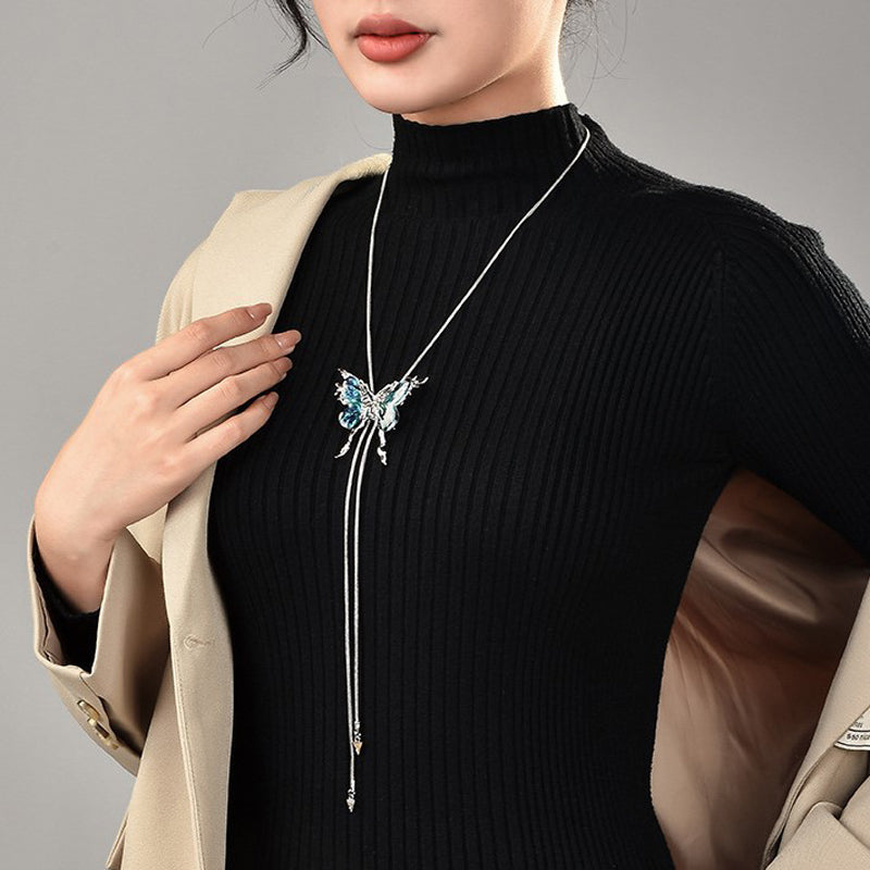 Naszyjnik Z Motylem W Stylu Vintage