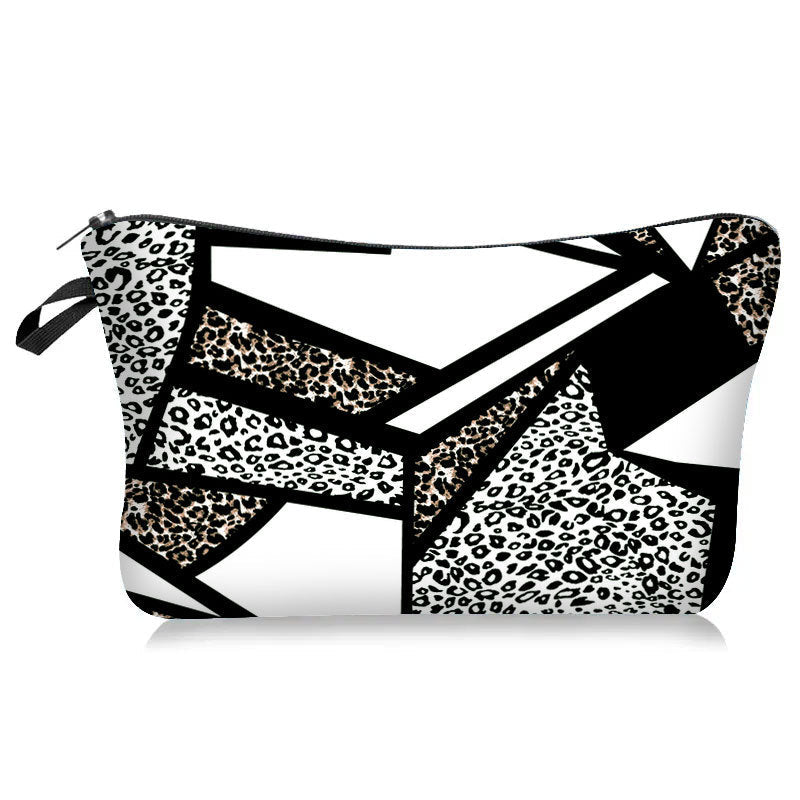 Stylowa Portmonetka Na Monety W Leopardzim Wzorze Vintage