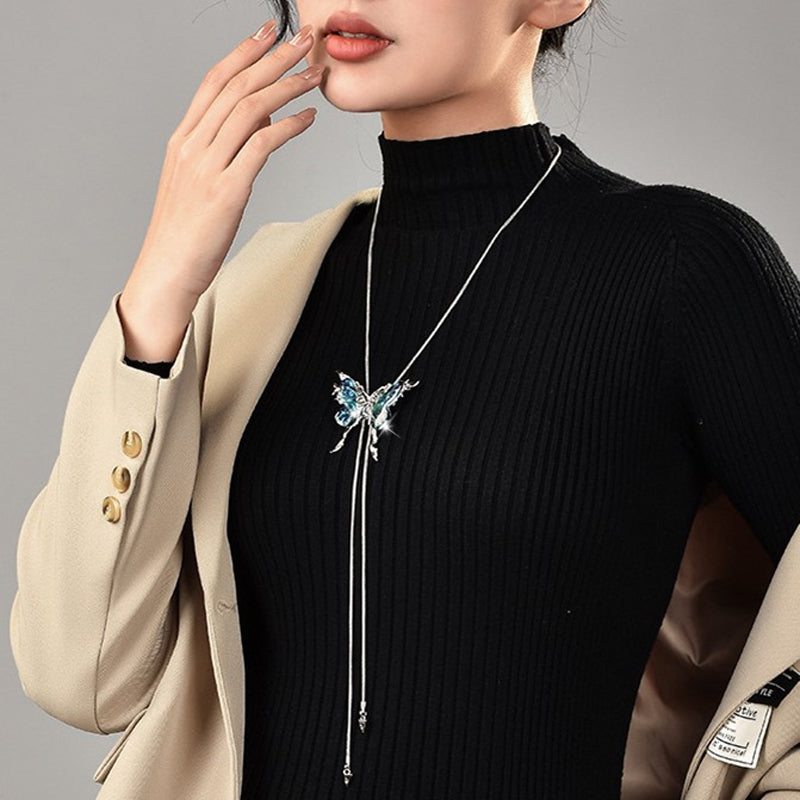 Naszyjnik Z Motylem W Stylu Vintage