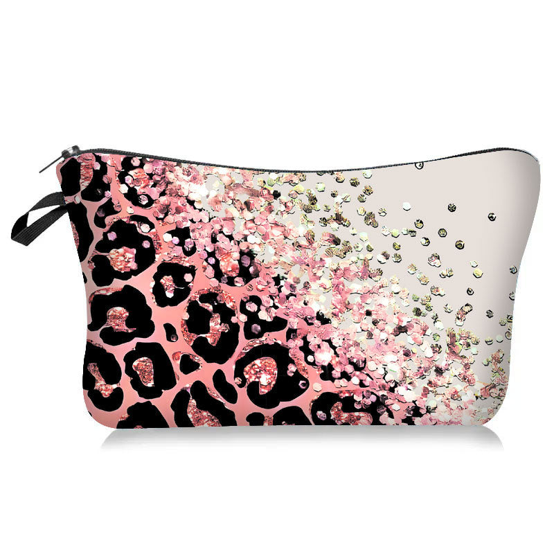 Stylowa Portmonetka Na Monety W Leopardzim Wzorze Vintage