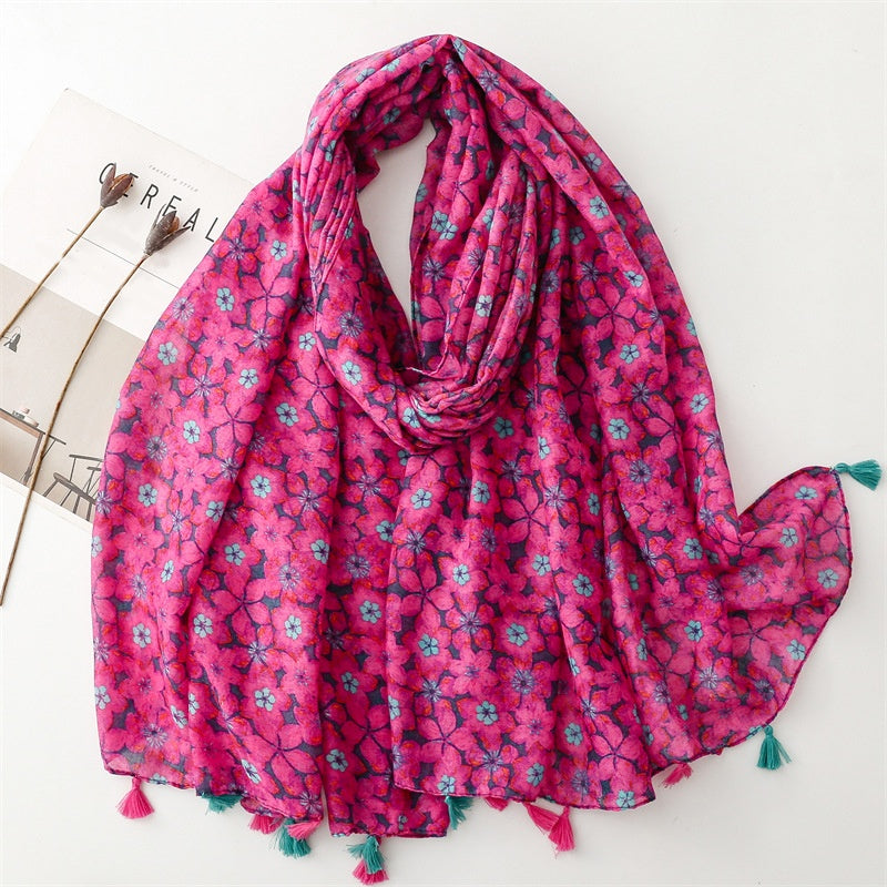 Szalik W Stylu Vintage Bohemian