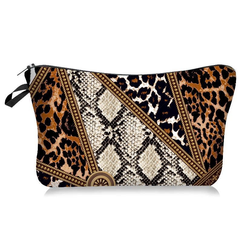 Stylowa Portmonetka Na Monety W Leopardzim Wzorze Vintage