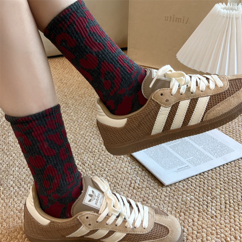 Skarpetki W Panterkę W Stylu Vintage