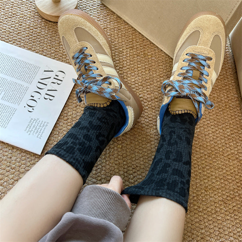 Skarpetki W Panterkę W Stylu Vintage