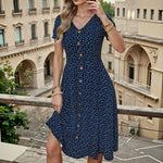 Vintage Polka Dot Sukienka