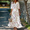 Sukienka Koszulowa W Kwiaty W Stylu Vintage