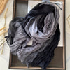 Szal Vintage W Stylu Color Block