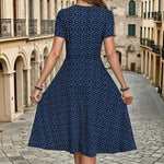 Vintage Polka Dot Sukienka
