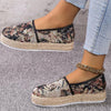 Wsuwane Buty Na Platformie W Stylu Vintage