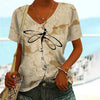 T-Shirt W Stylu Vintage Dragonfly