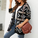 Casualowy Sweter Z Dzianiny W Stylu Vintage