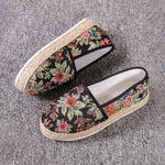 Wsuwane Buty Na Platformie W Stylu Vintage