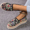 Wsuwane Buty Na Platformie W Stylu Vintage