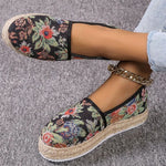 Wsuwane Buty Na Platformie W Stylu Vintage