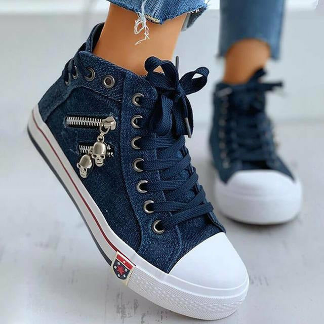 Buty Codzienne Jeansowe